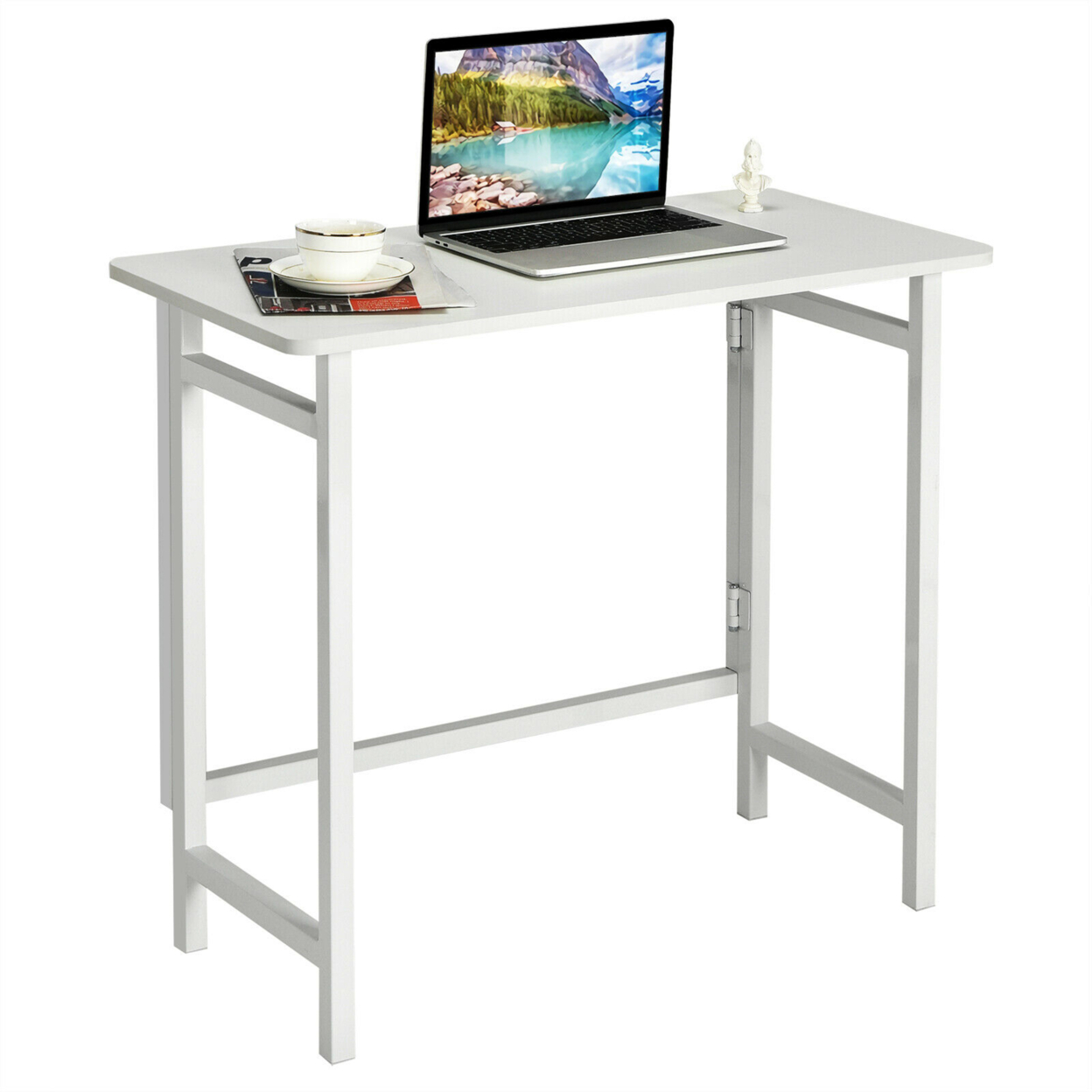 Folding Table Computer Desk PC Laptop Writing Table Home Office Workstation