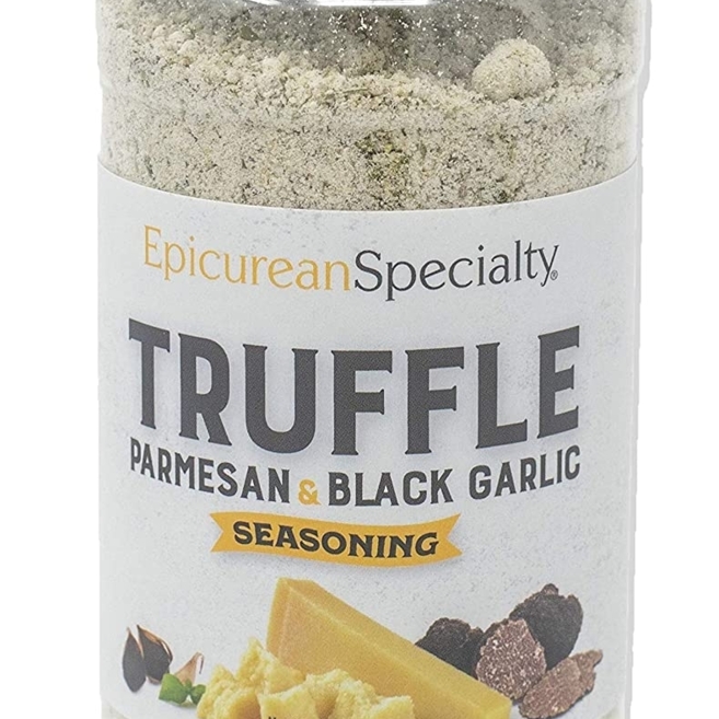 Epicurean Specialty Truffle Seasoning With Parmesan & Black Garlic, 9 Ounce