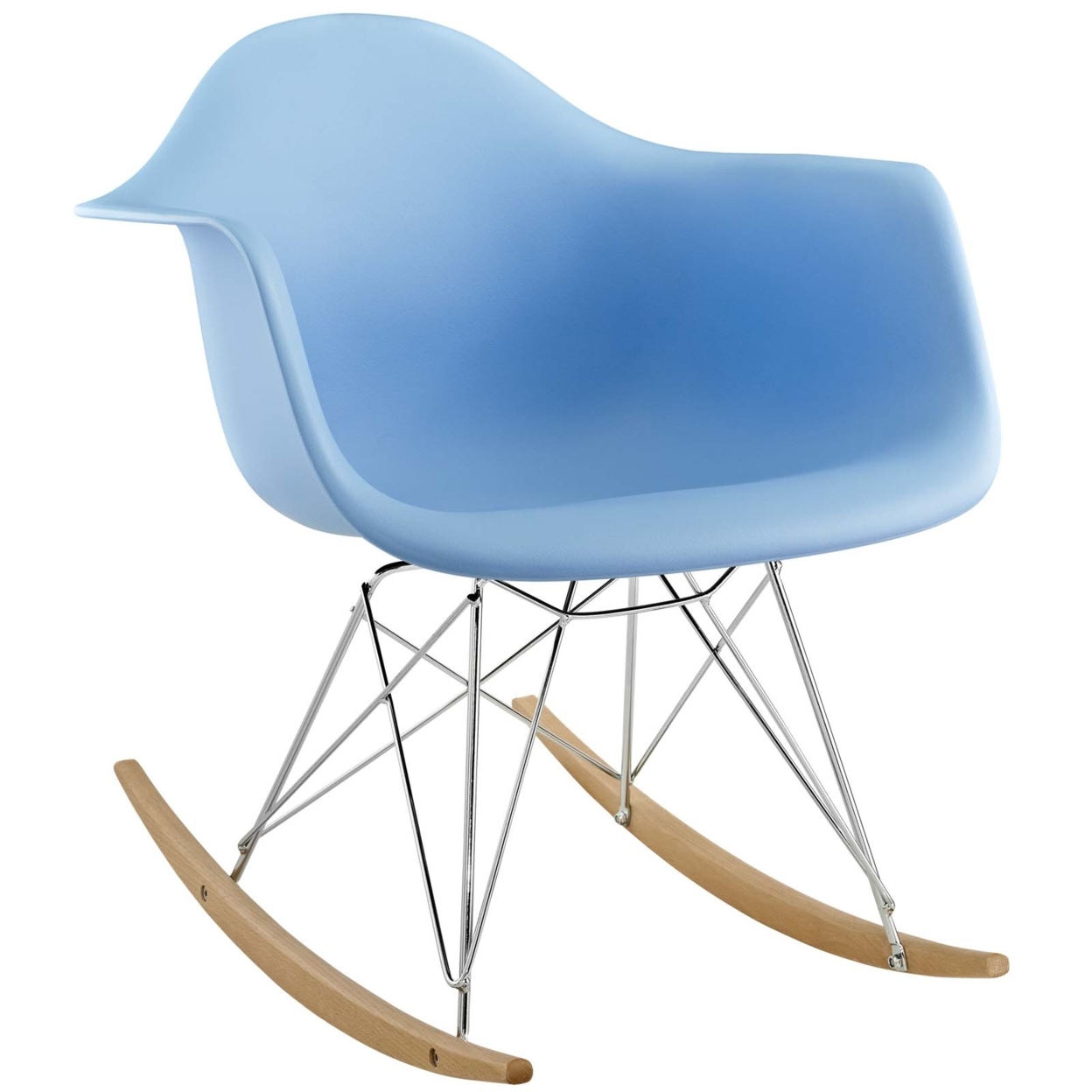 Rocker Lounge Chair, Blue