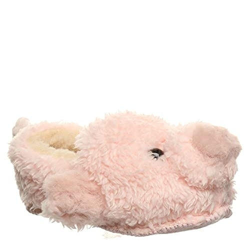 BEARPAW Kids' Lil Critters Slippers Pink Pig - 2549T-652 PINK - Pink, 9 Toddler