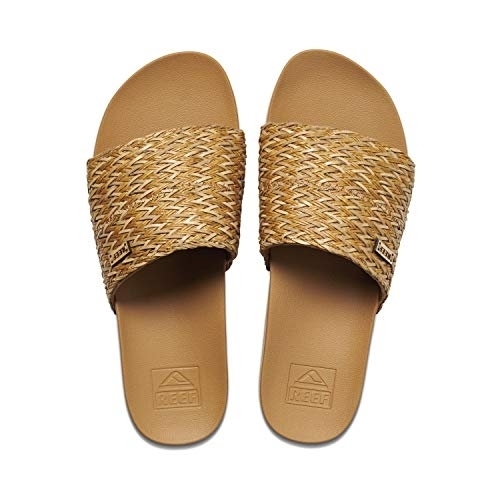 Reef Women's Sandals , Cushion Scout Braids WHITE - WHITE, 10