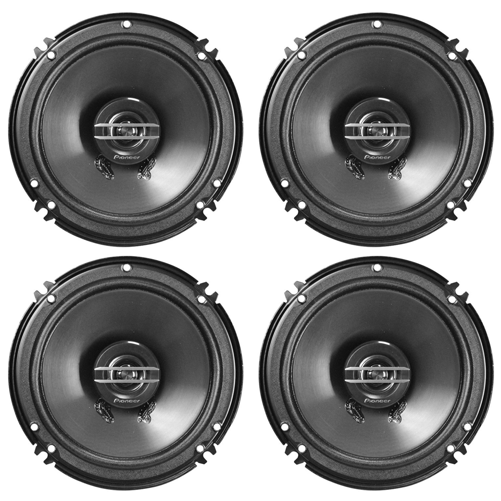 (Pack Of 4) Pioneer TS-G1620F 250 Watts 6.5 2-Way Coaxial Car Audio Speakers