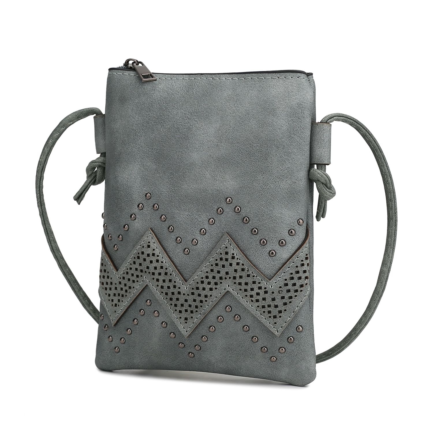 MKF Collection Athena Crossbody Handbag By Mia K - Beige