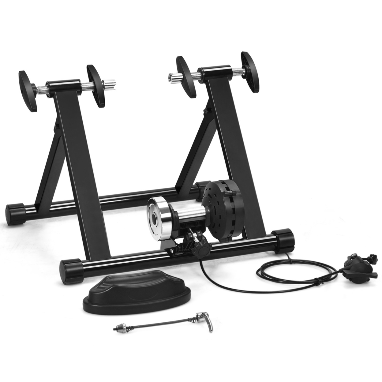 Foldable Bike Trainer Stand Cycling Exercise Stand W/ 8 Resistance Levels