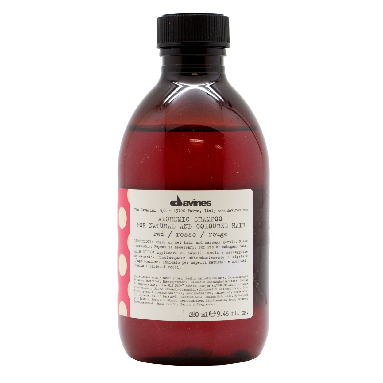 Davines Alchemic Red Shampoo 280ml/9.46oz