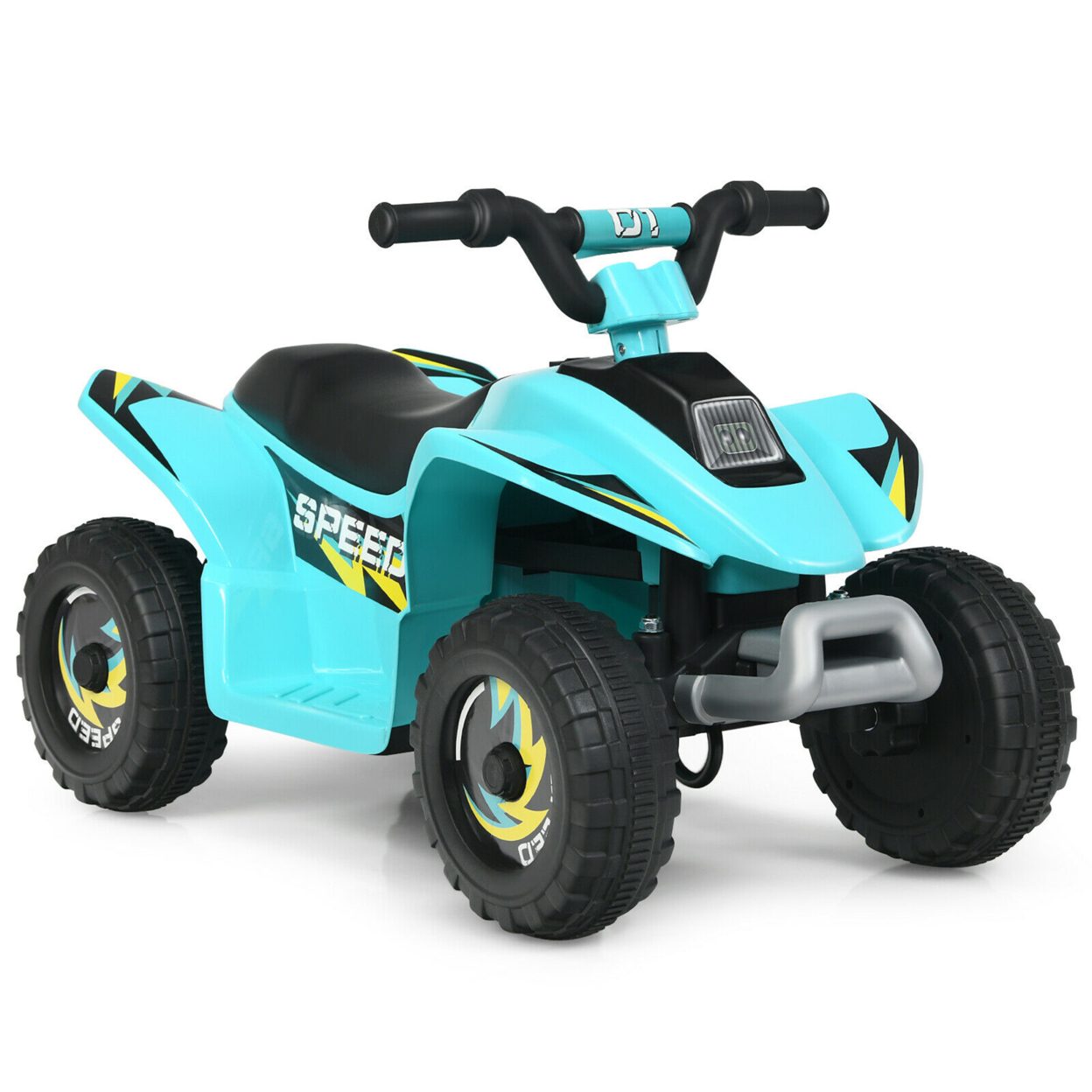 6V Kids Electric Quad ATV 4 Wheels Ride On Toy Toddlers Forward & Reverse - Blue