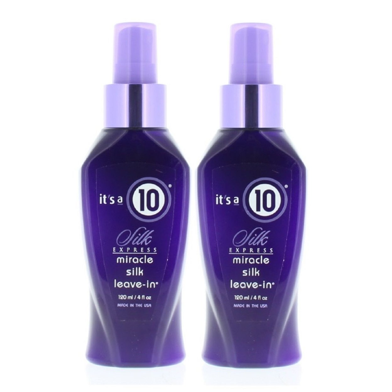 It's A 10 Silk Express Miracle Silk Leave In 4oz/120ml (2 Pack)