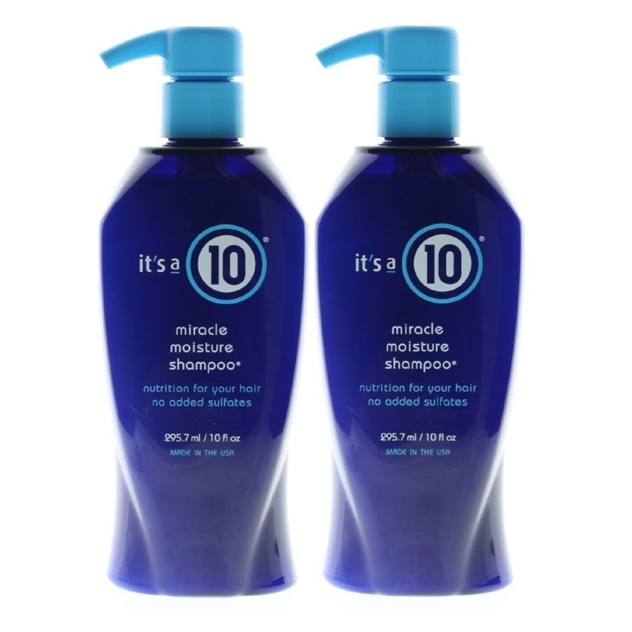 It's A 10 Miracle Moisture Shampoo 10oz/295.7ml (2 Pack)