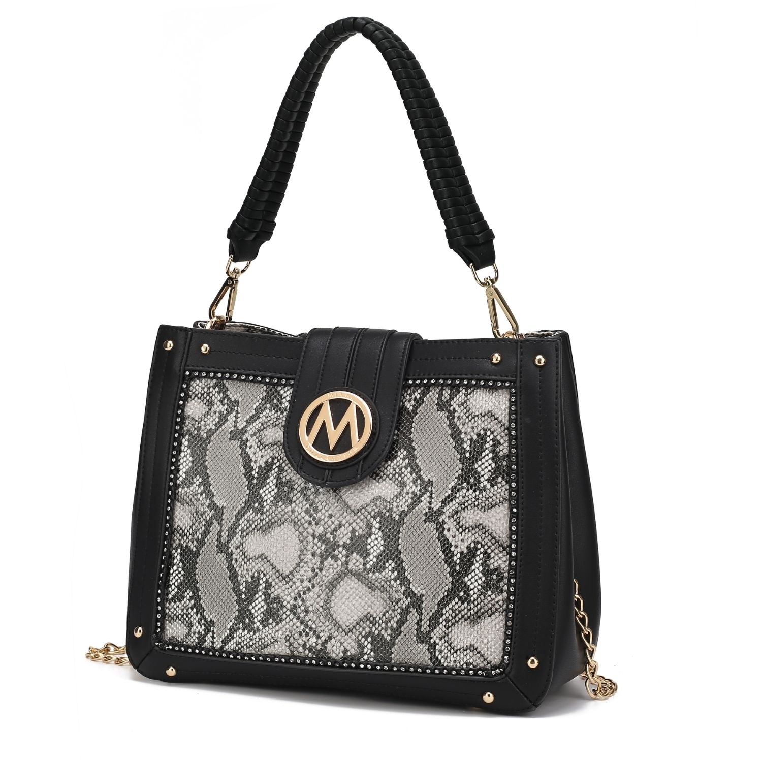 MKF Collection Kamala Shoulder Handbag By Mia K. - Charcoal