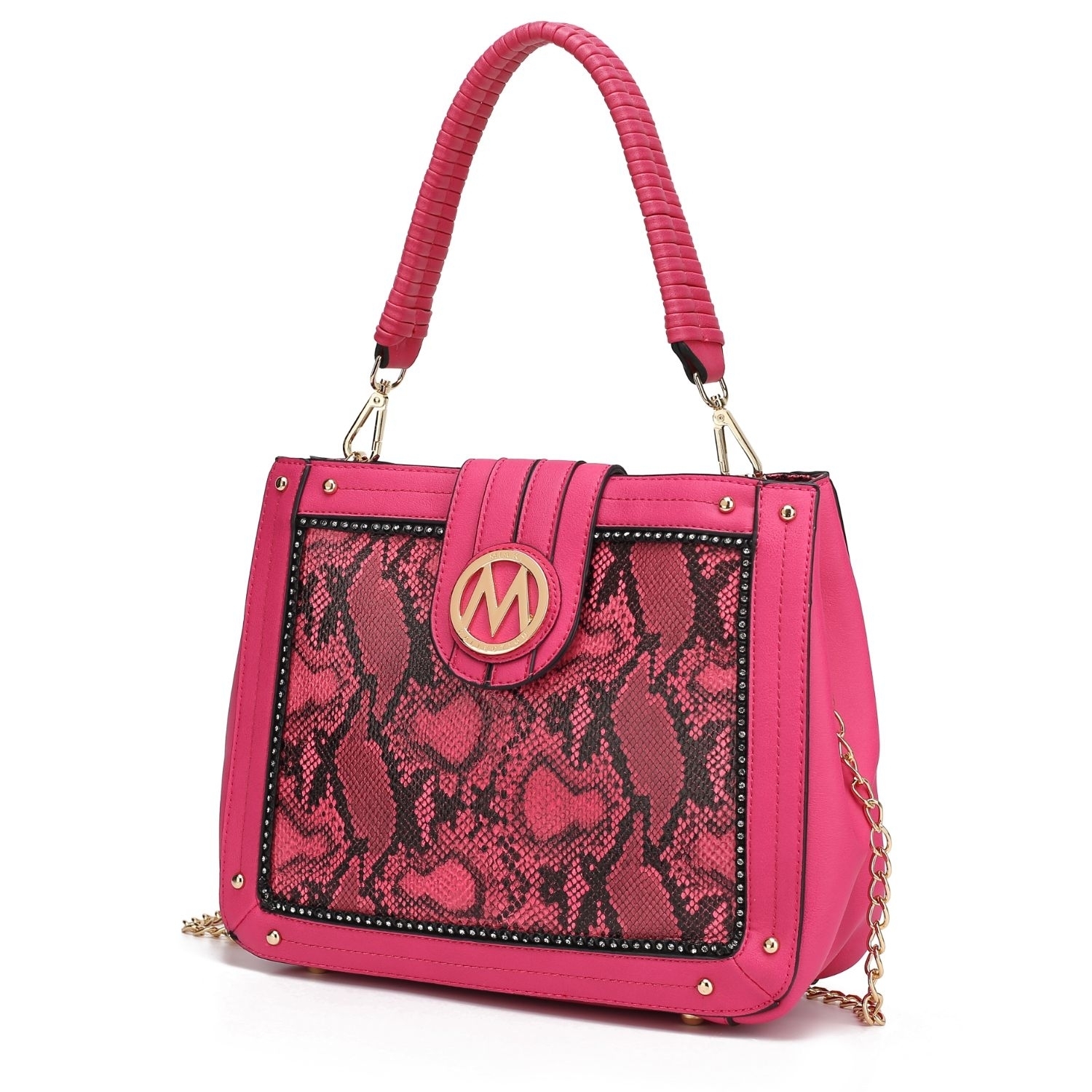MKF Collection Kamala Shoulder Handbag By Mia K. - Pink