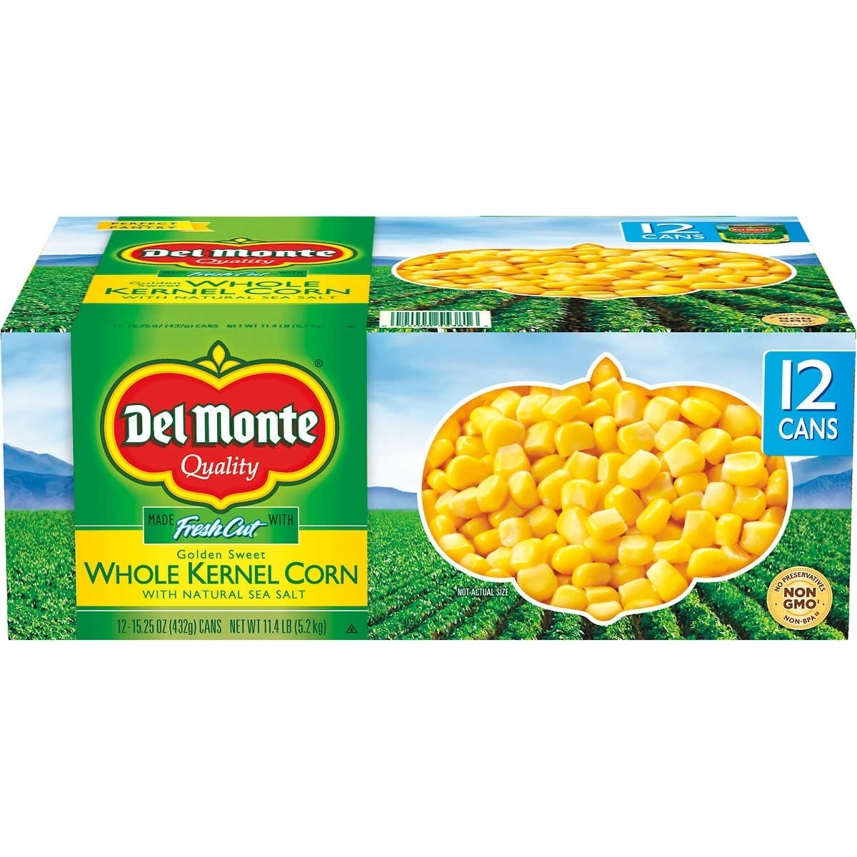 Del Monte Whole Kernel Corn, 15.25 Ounce (Pack Of 12)