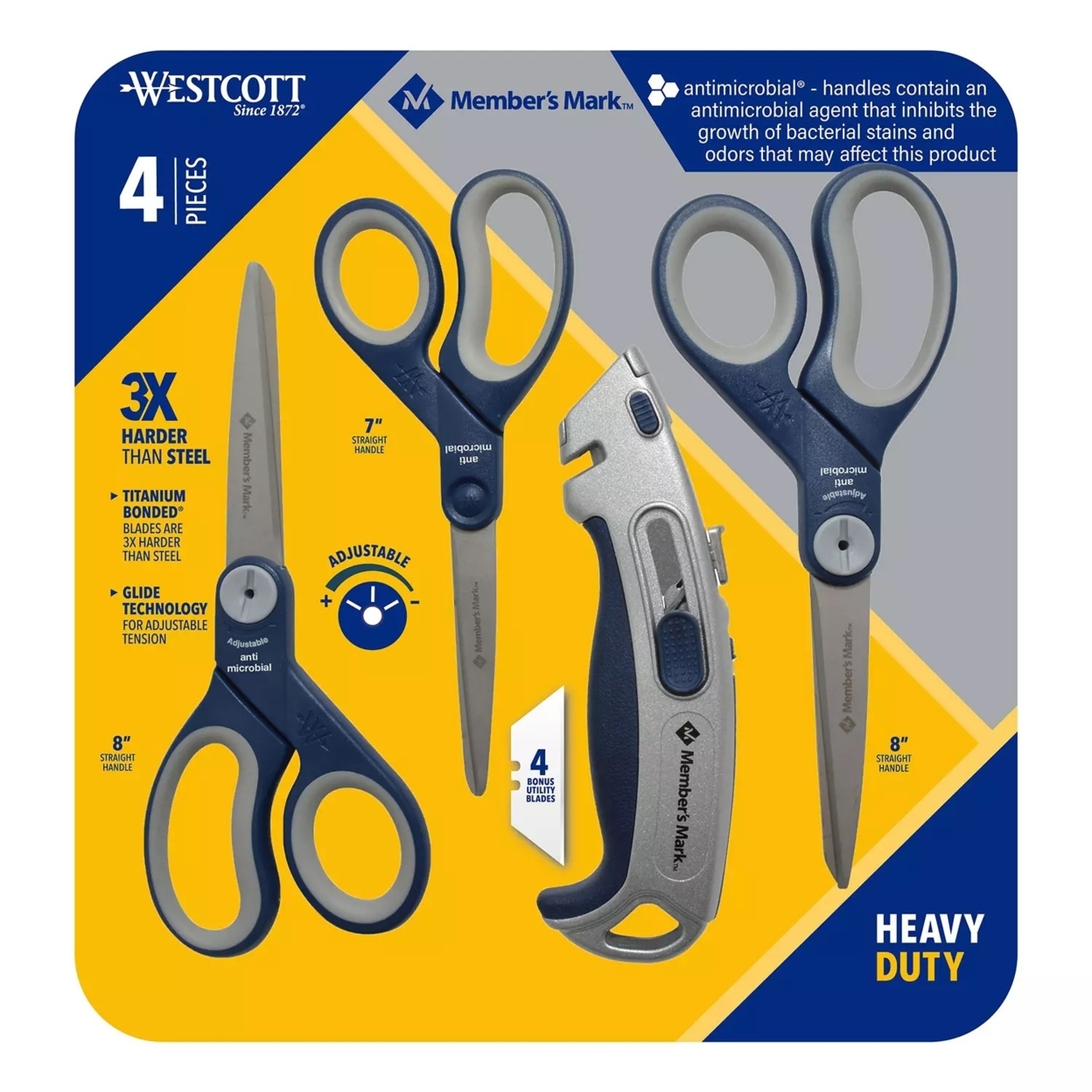 Member's Mark Scissors With Box Cutter
