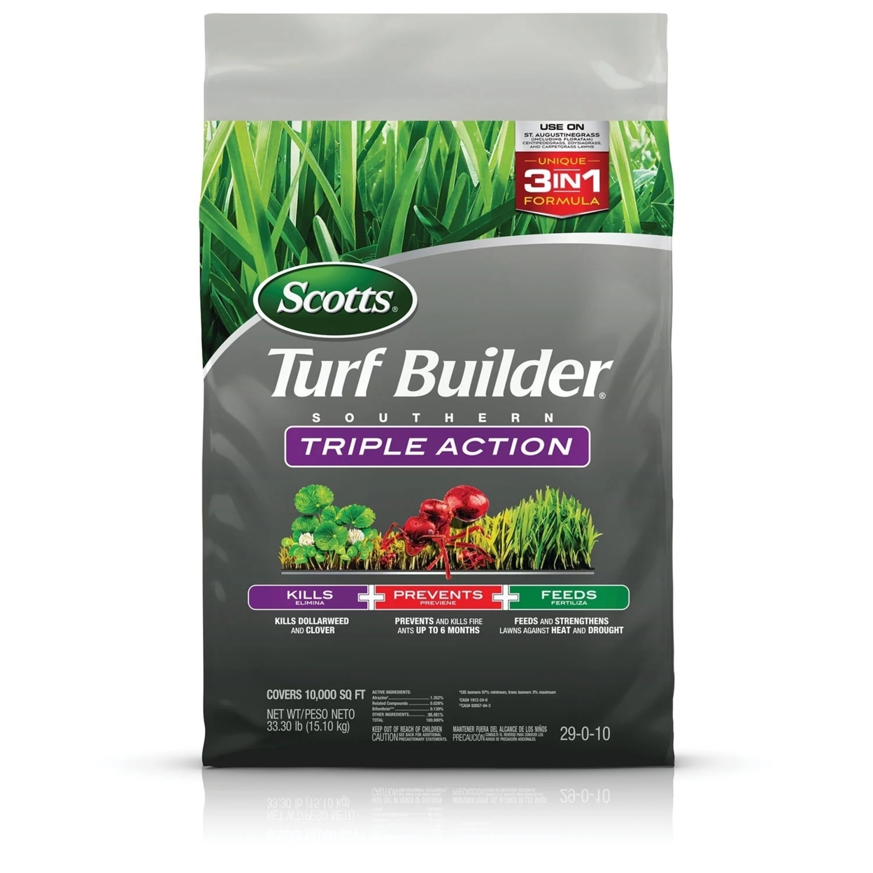 Scotts Turf Builder Southern Triple Action, 33.3 Pounds