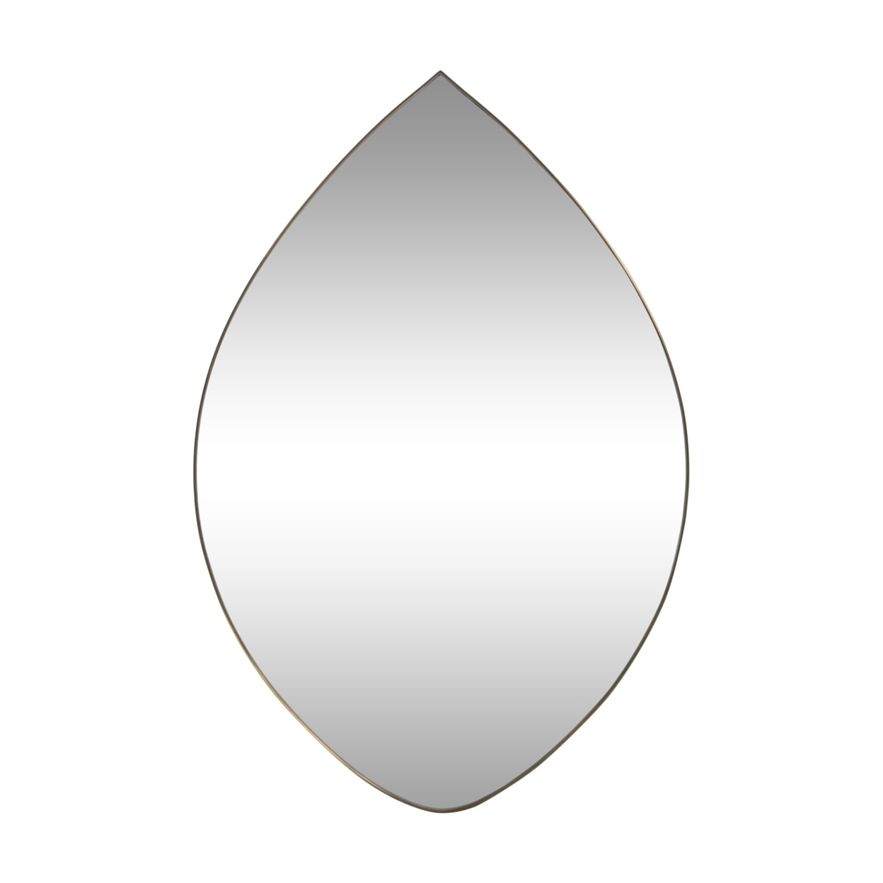 Boyette Contemporary Teardrop Wall Mirror