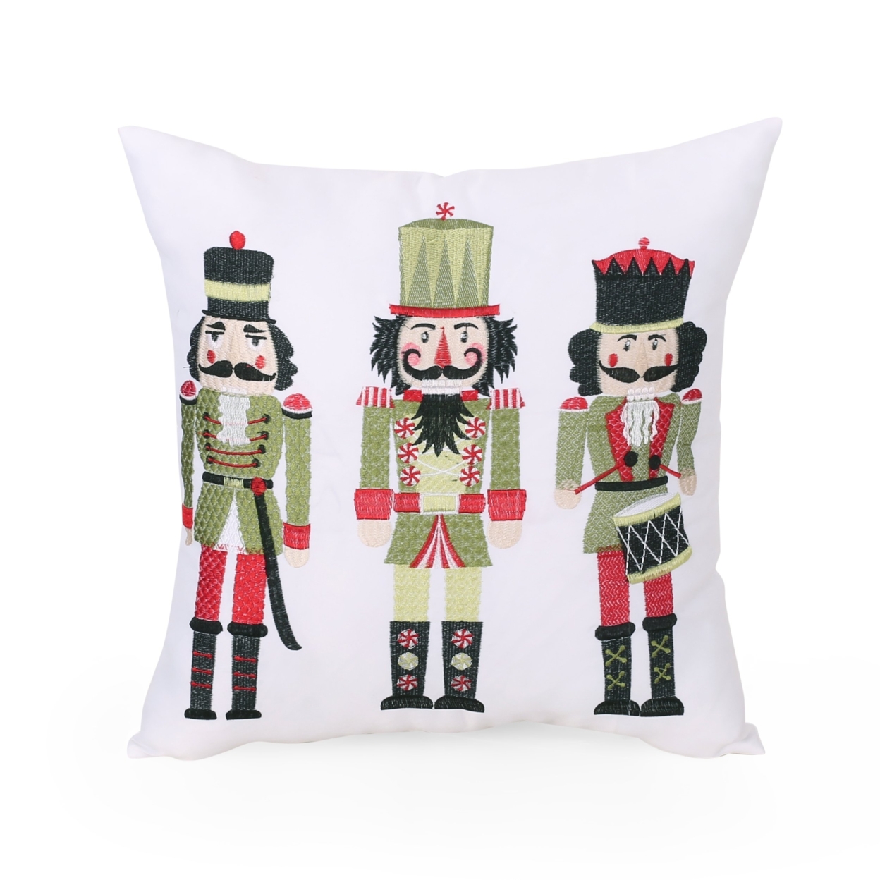 Coahoma Modern Fabric Christmas Throw Pillow - Set Of 2