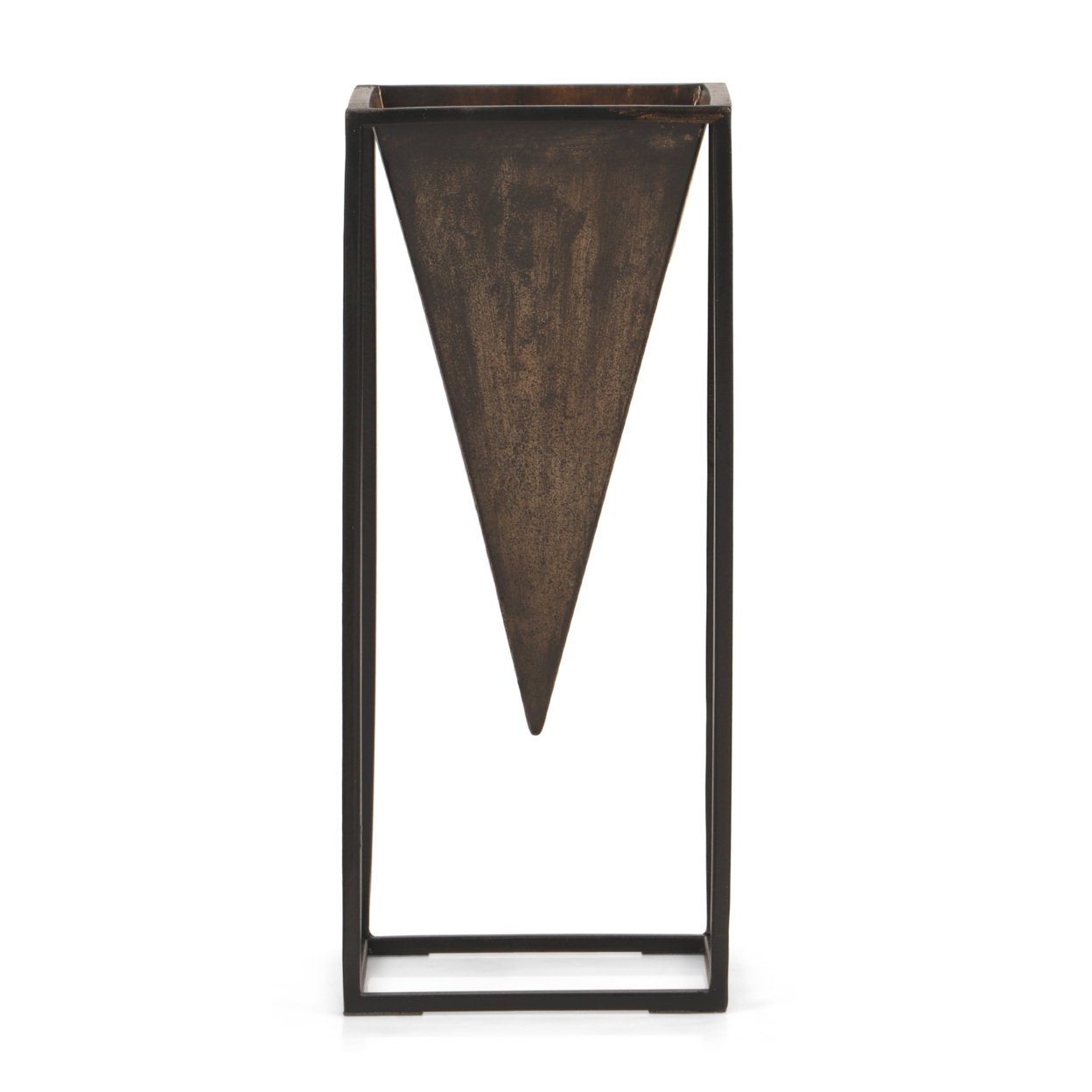 Keyser Handcrafted Iron Decorative Frame Vase - Single, Small