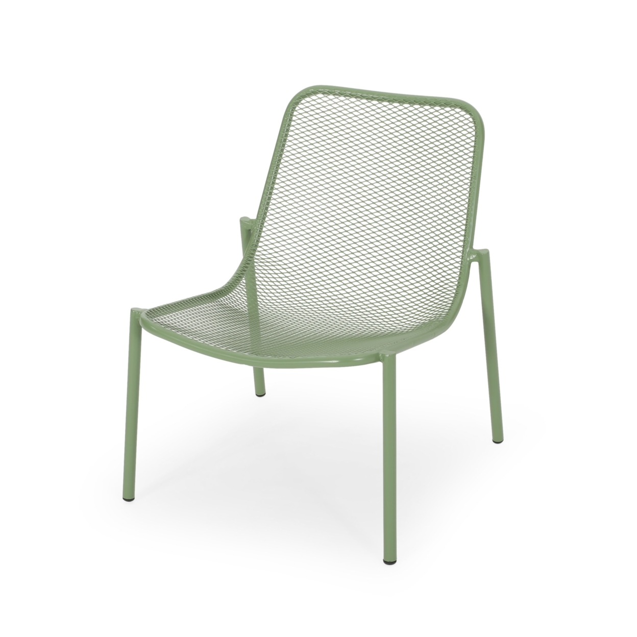Brenner Outdoor Modern 2 Seater Chat Set - Matte Green