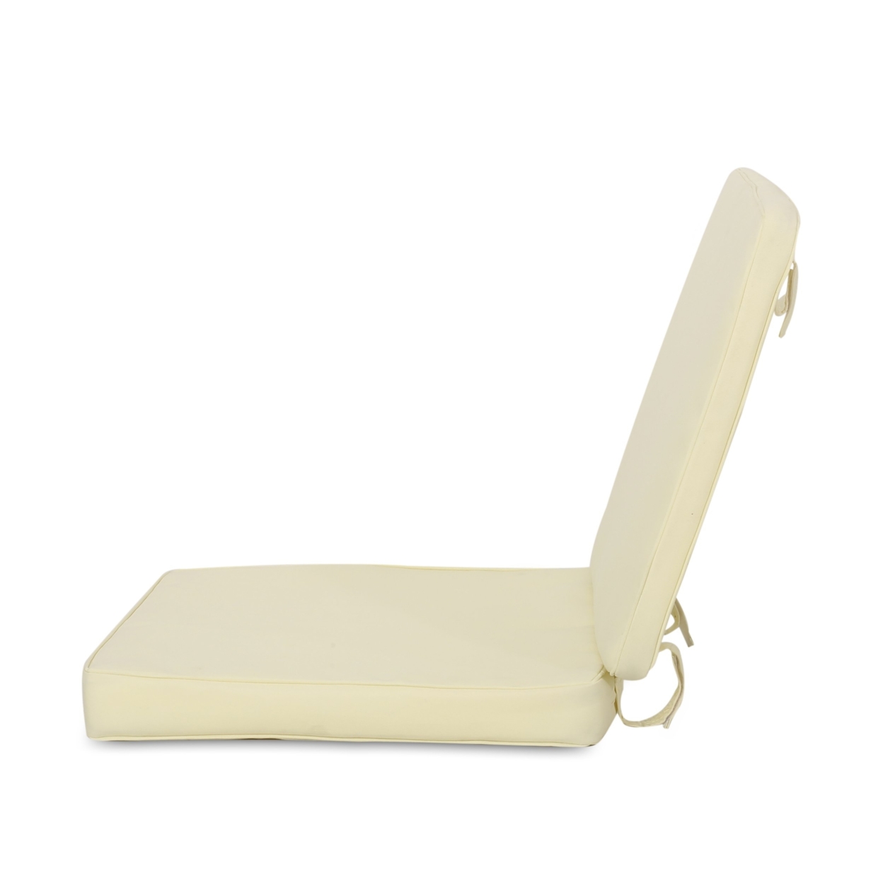 Eydan Outdoor Water Resistant Fabric Club Chair Cushions - Cream