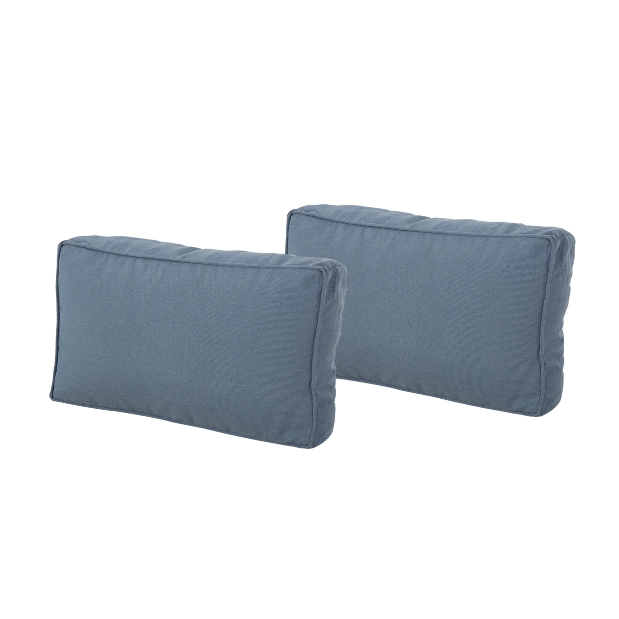 Rydder Coast Outdoor Rectanglular Water Resistant 12x20 Lumbar Pillows - Blue