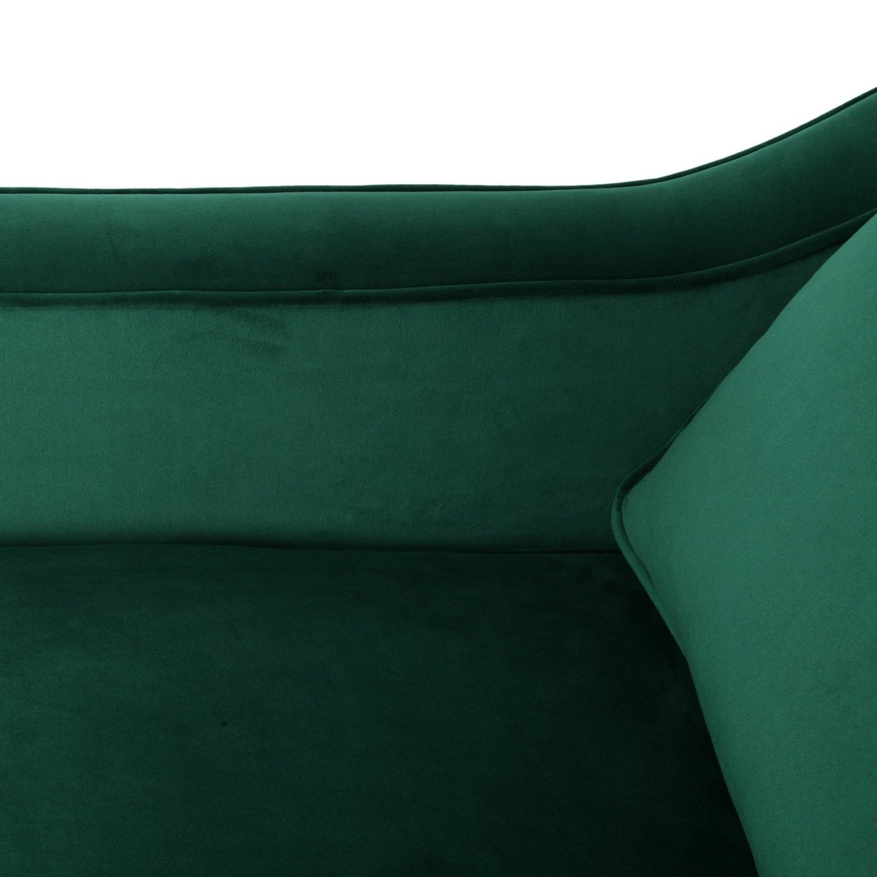Sonny Contemporary Velvet Club Chair - Green