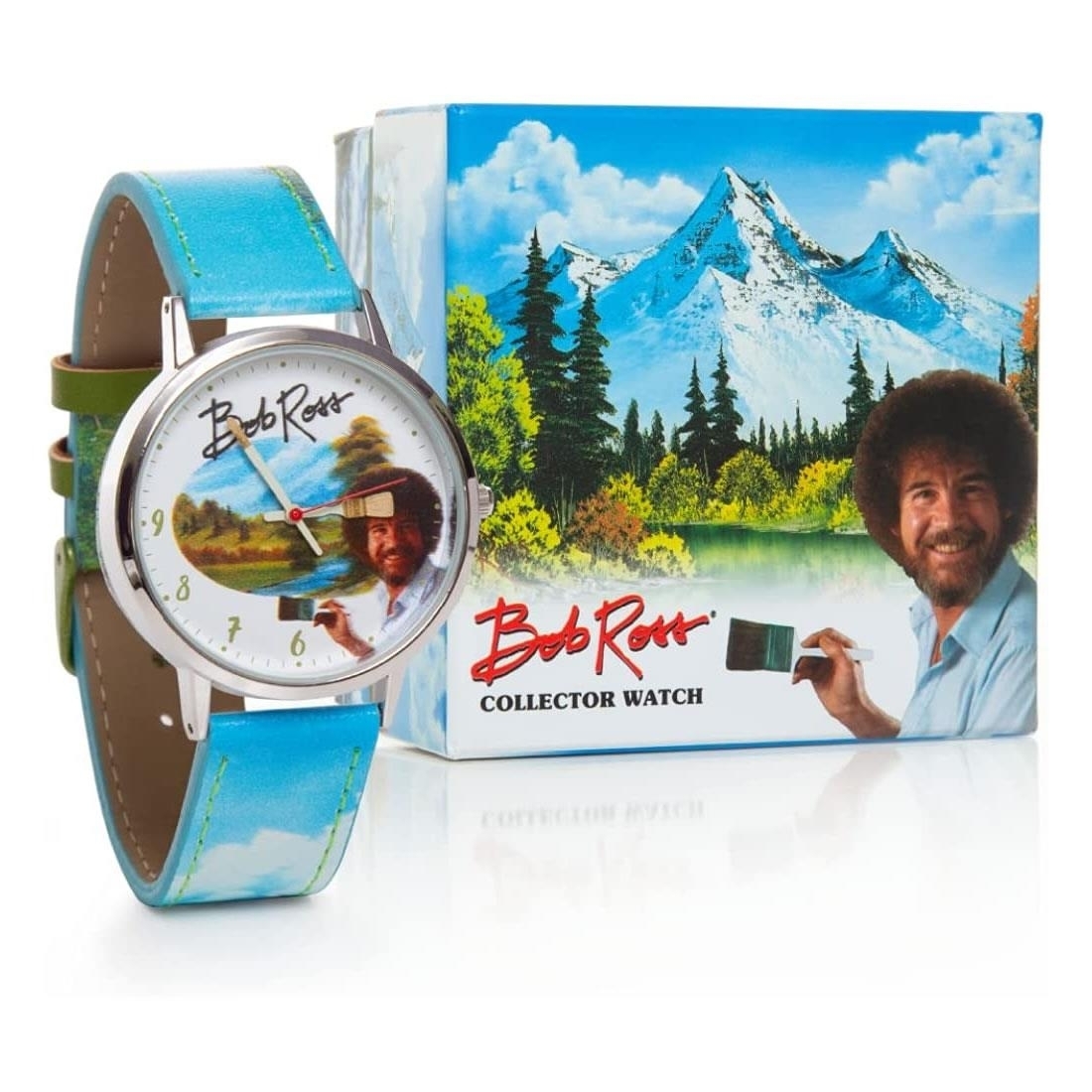 Bob Ross Collectors Analog Watch Licensed Retro Pop Culture Painter Mighty Mojo