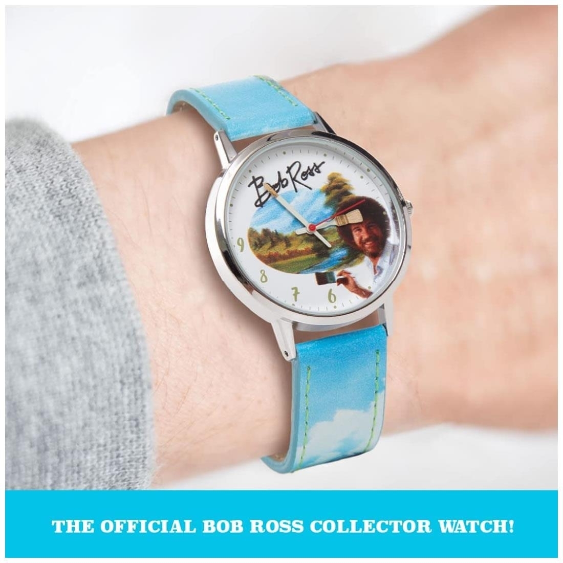 Bob Ross Collectors Analog Watch Licensed Retro Pop Culture Painter Mighty Mojo