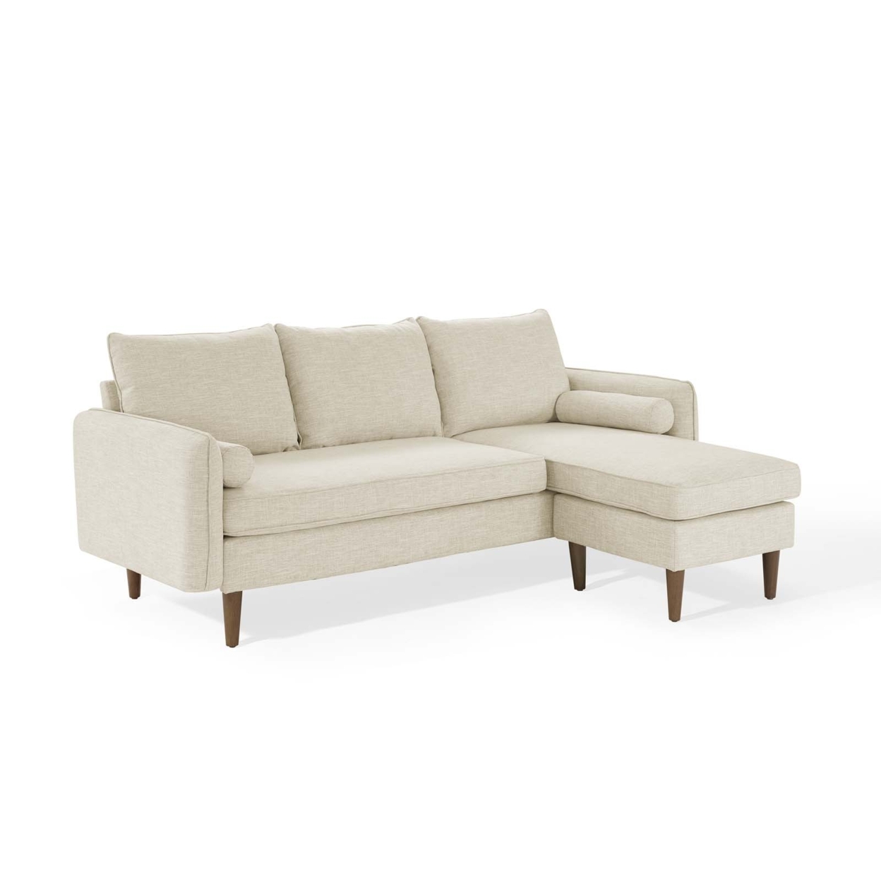 Revive Upholstered Right Or Left Sectional Sofa, Beige