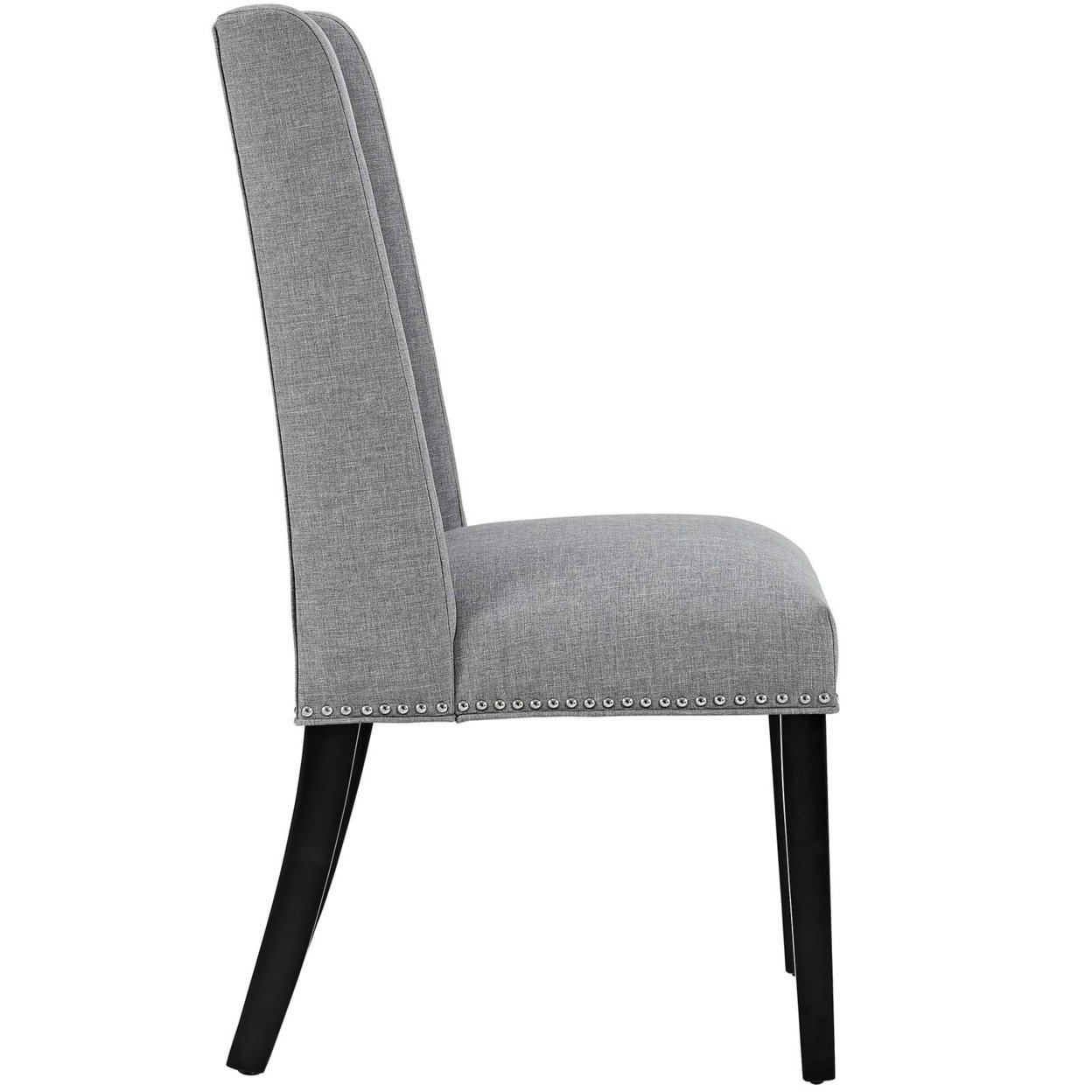 Baron Dining Chair Fabric Set Of 4, Light Gray