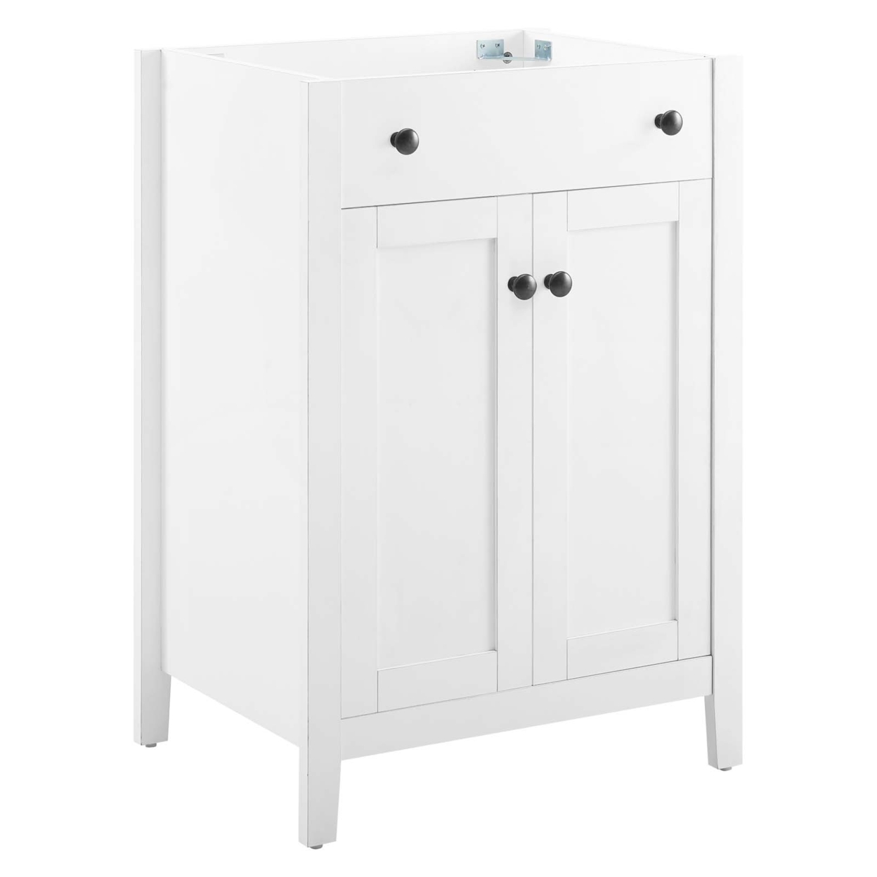 Nantucket 24 Bathroom Vanity Cabinet (Sink Basin Not Included), White