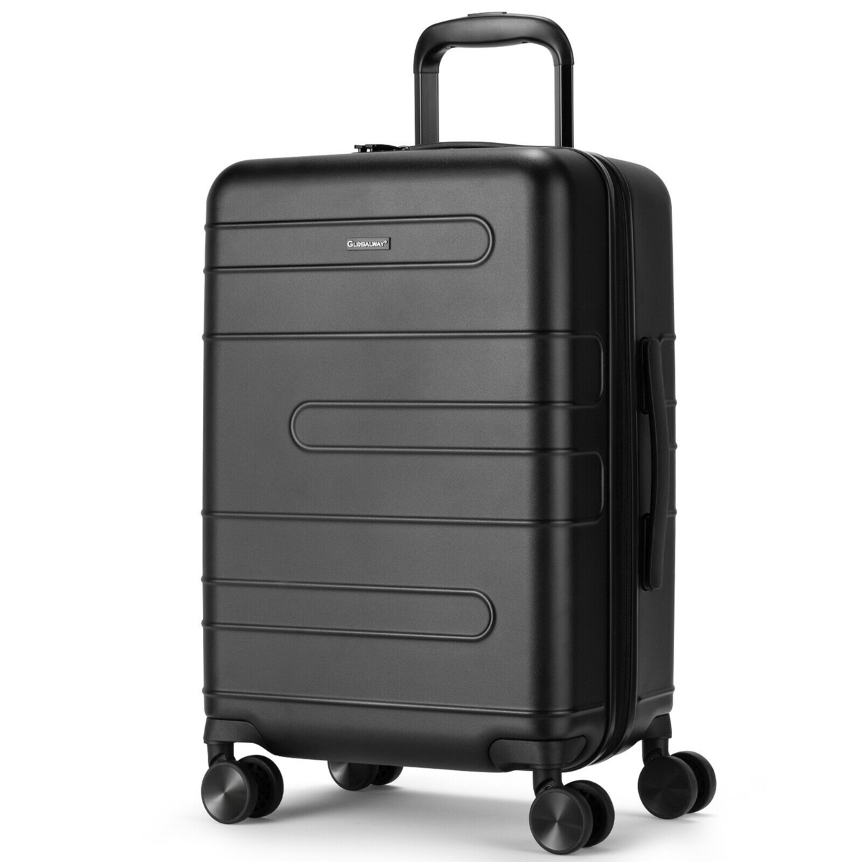 20'' Luggage Hardside Suitcase W/Spinner Wheel & TSA Lock - Black