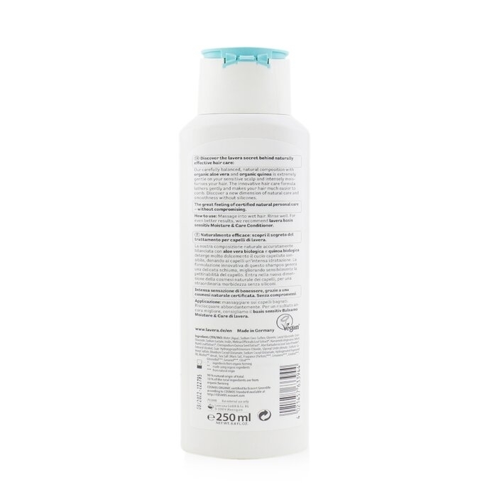 Lavera - Basis Sensitiv Moisture & Care Moisturising Shampoo (Sensitive Scalp)(250ml/8.8oz)