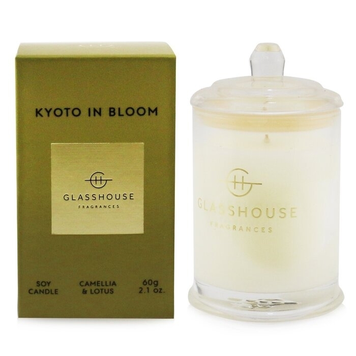 Glasshouse - Triple Scented Soy Candle - Kyoto In Bloom (Camellia & Lotus)(60g/2.1oz)