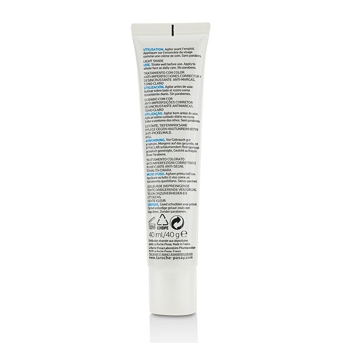 La Roche Posay - Effaclar Duo (+) Unifiant Unifying Corrective Unclogging Care Anti-Imperfections Anti-Marks - Light(40ml/1.35oz)