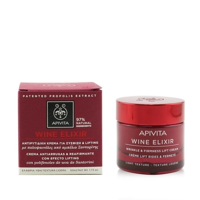 Apivita - Wine Elixir Wrinkle & Firmness Lift Cream - Light Texture(50ml/1.7oz)
