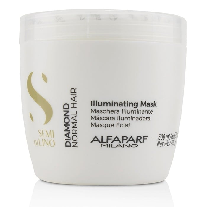 AlfaParf - Semi Di Lino Diamond Illuminating Mask (Normal Hair)(500ml/17.4oz)