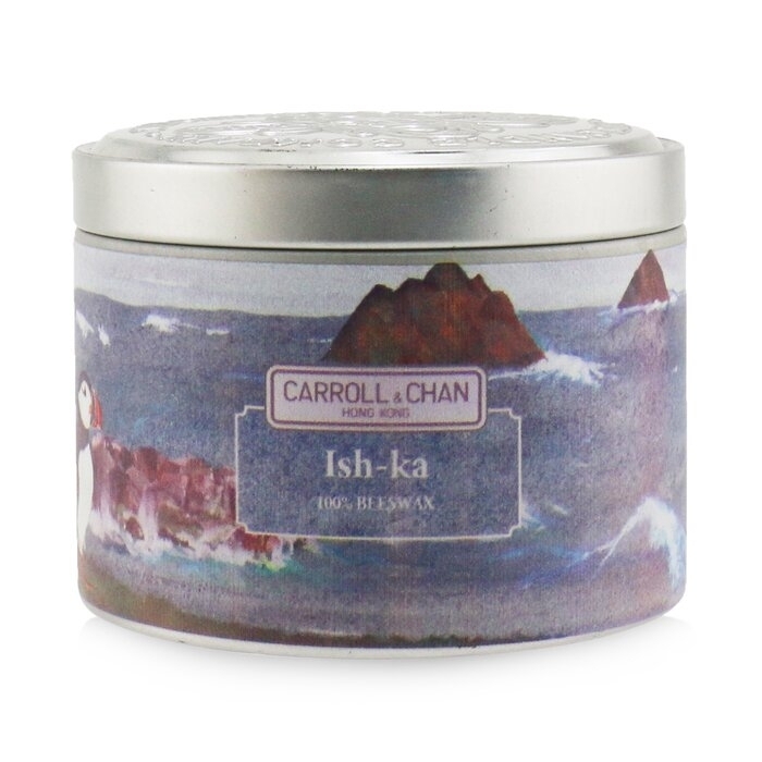 The Candle Company (Carroll & Chan) - 100% Beeswax Tin Candle - Ish-Ka((8x6) Cm)