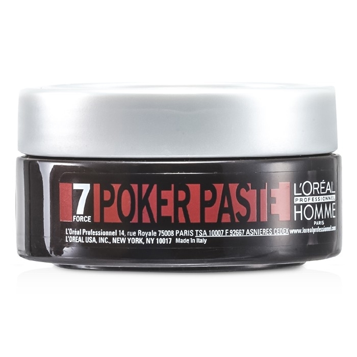 L'Oreal - Professionnel Homme Poker Paste (Reworkable Compact Paste, Extreme Hold)(75ml/2.5oz)