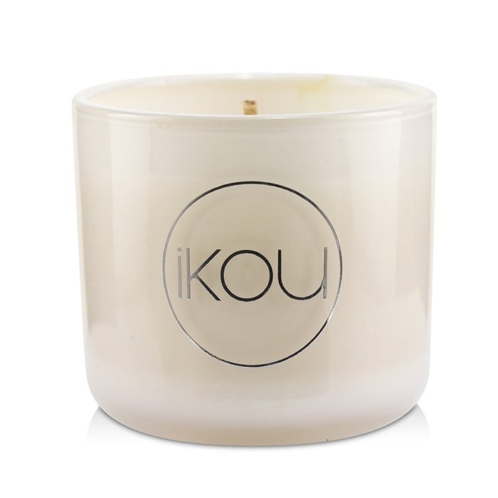 IKOU - Essentials Aromatherapy Natural Wax Candle Glass - Joy (Australian White Flannel Flower)((2x2) Inch)
