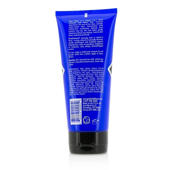 Jack Black - Pure Clean Daily Facial Cleanser(177ml/6oz)
