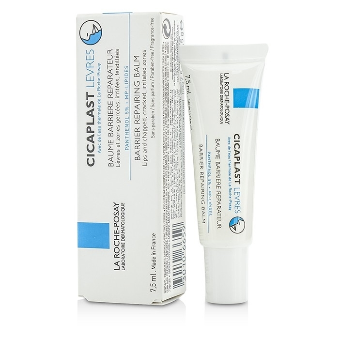 La Roche Posay - Cicaplast Levres Barrier Repairing Balm - For Lips & Chapped, Cracked, Irritated Zone(7.5ml/0.25oz)