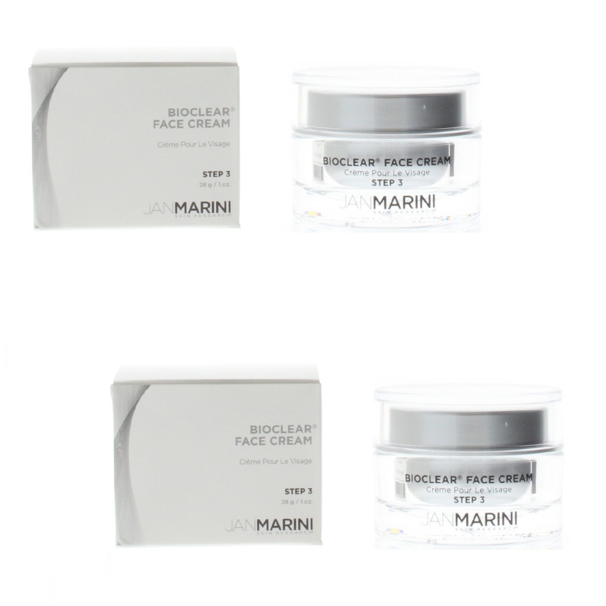 Jan Marini Bioclear Face Cream 1oz (2 Pack)
