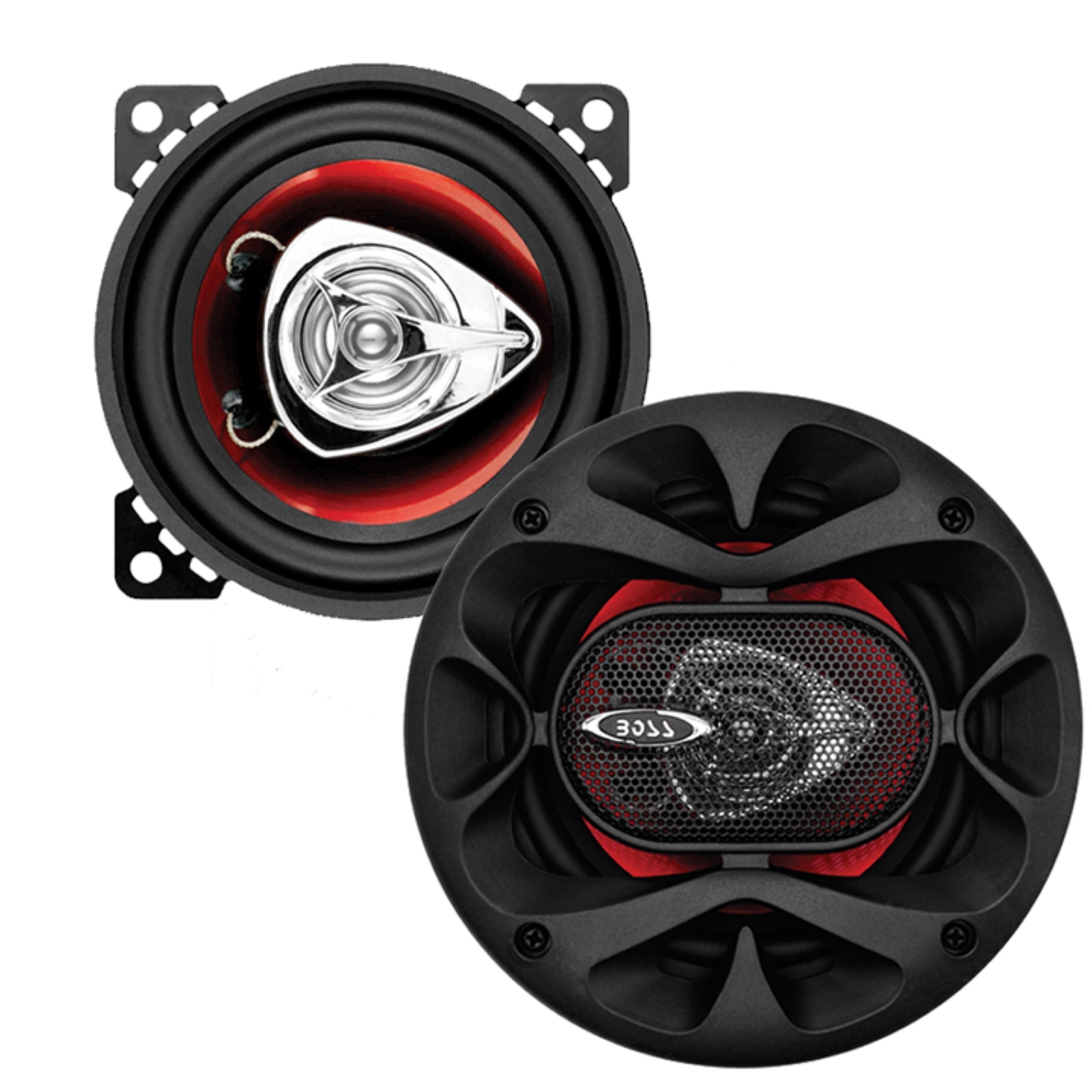 (Set Of 4) Boss 4 Inch 200W 2-Way Car Audio Coaxial Speakers Stereo
