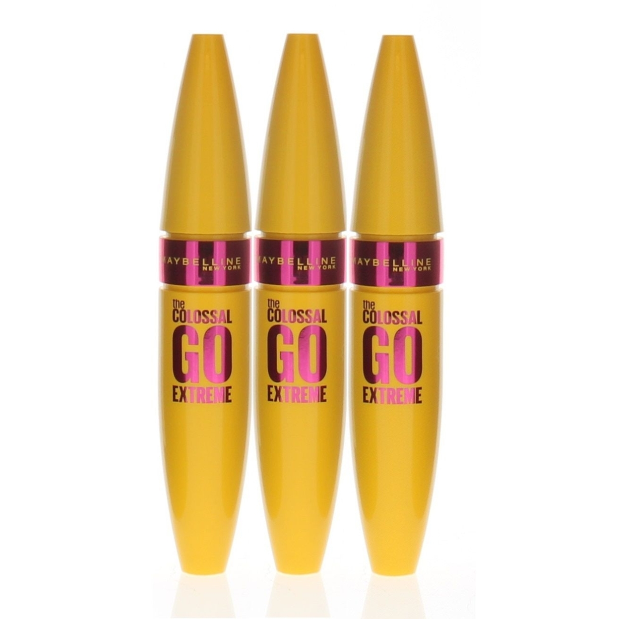 Maybelline The Colossal Go Extreme Mascara Very Black 9.5ml (3 Pack)