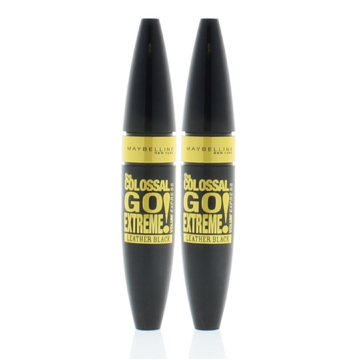 Maybelline Volum'Express The Colossal Go Extreme! Mascara Leather Black 9.5ml (2 Pack)