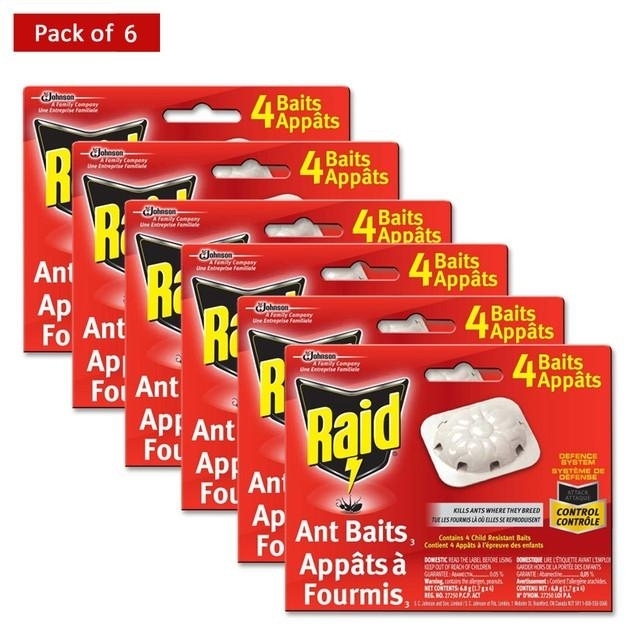 Raid Ant Baits - Pack of 6