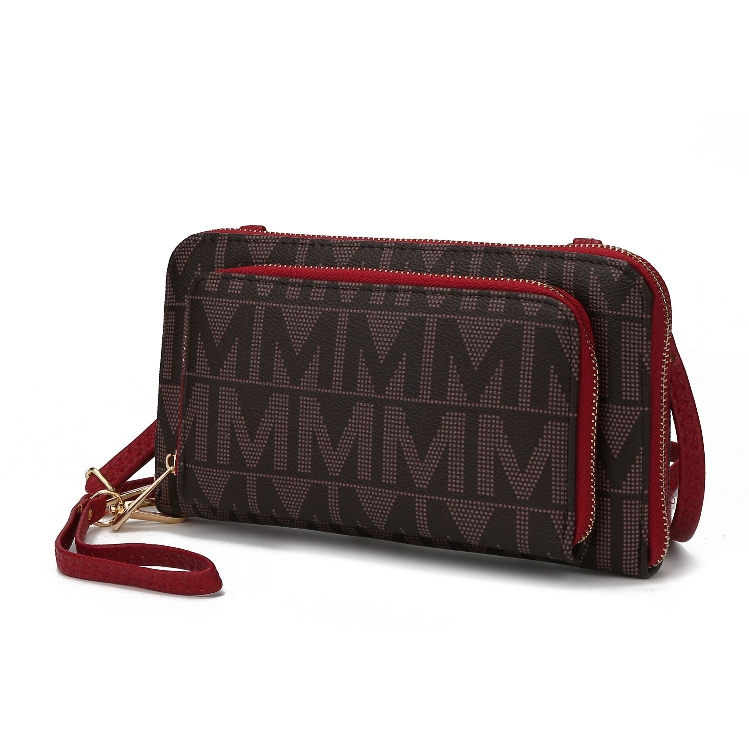 MKF Collection Dilma Wallet Smartphone Convertible Crossbody Handbag By Mia K - Red