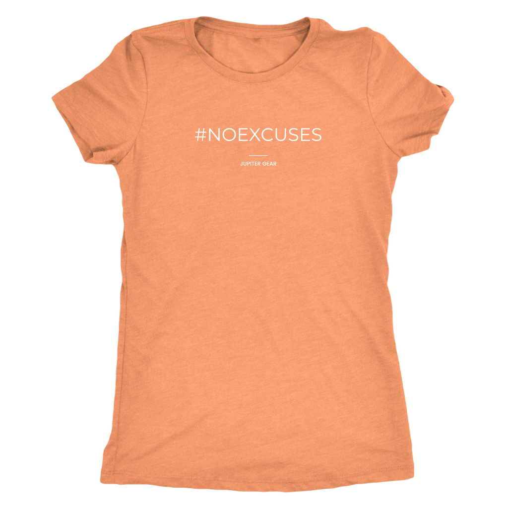 UPC 000080918073 product image for #NOEXCUSES Women's Athletic Motivational Tee - Vintage Light Orange, 2XL, Next L | upcitemdb.com