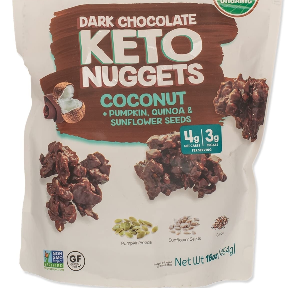 Innofoods Dark Chocolate Keto Nuggets, 16 Ounce