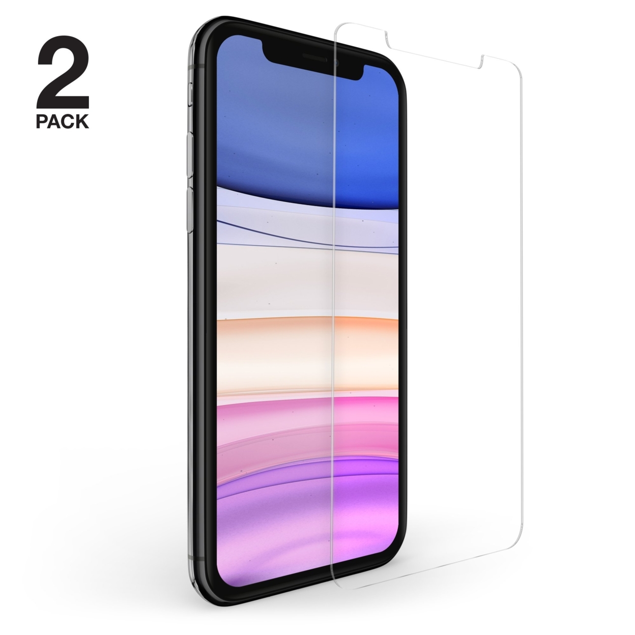HyperGear HD Tempered Glass IPhone 11 Pro Max & XS Max - 2pck (15186-HYP)