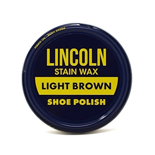 Lincoln Shoe Wax Polish 3 Fl Oz (Light Brown), Light Brown, Size No Size 3 Fl Oz (Pack Of 1) LIGHT BROWN
